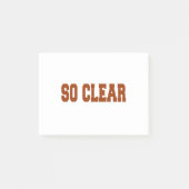 zo duidelijk post-it® notes (Voorkant)