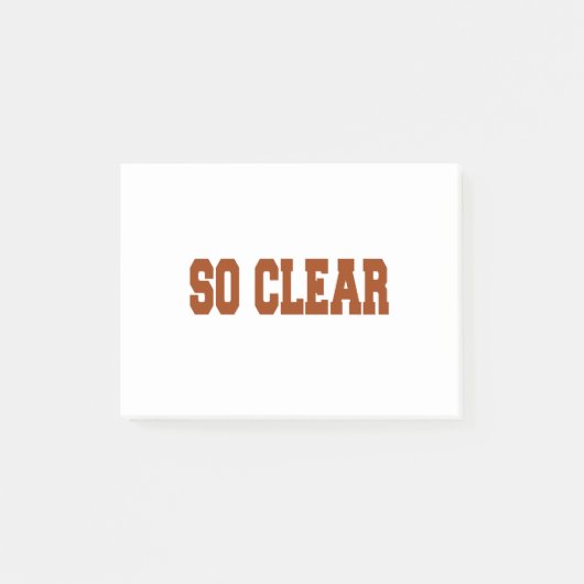 zo duidelijk post-it® notes (Voorkant)