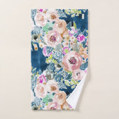 ZO DUIDELIJKE kleurrijke flora Bad Handdoek (Handdoek)