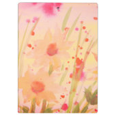 Zo  een designer bloemrijke Kantoor Klembord (Achterkant)