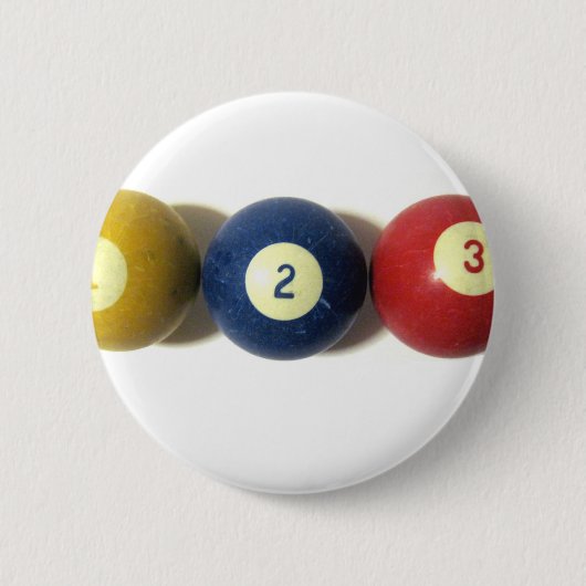 Zo eenvoudig als, één, twee of drie ronde button 5,7 cm (Voorkant)