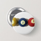 Zo eenvoudig als, één, twee of drie ronde button 5,7 cm (Voorkant /achterkant)
