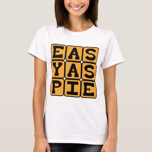 Zo Eenvoudig Als Taart, Heel Simpel T-shirt (Voorkant)
