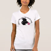 Zo eindigt de wereld, zombie squirrel t-shirt (Voorkant)