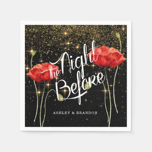 Zo Elegant Glitterend De Nacht Voor Servetten (Voorkant)