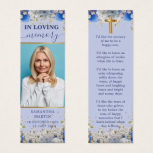 Zo Elegante Daisy Herdenkingsfunctie Boeklegger Mini Visitekaartjes