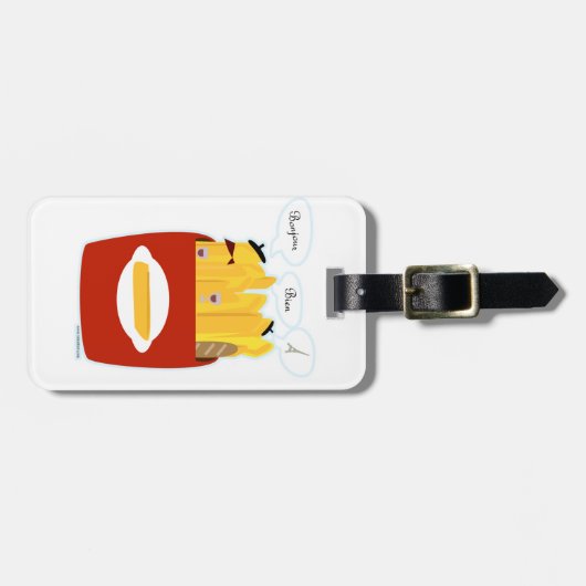 Zo erg Franse feeën Bagagelabel (Voorkant horizontaal)