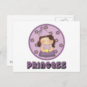Zo erg sweet prinses Paars Briefkaart (Voorkant / Achterkant)