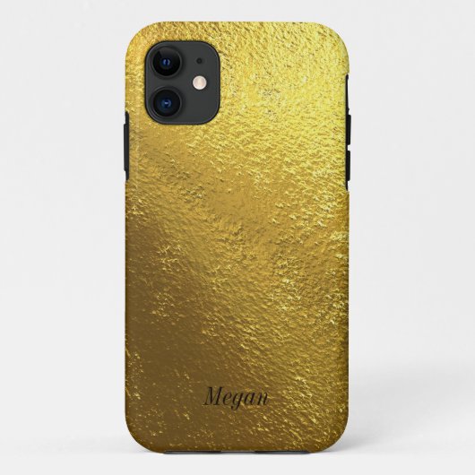 Zo Fancy Gold Foil-effect Case-Mate iPhone Case (Achterkant)