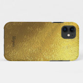 Zo Fancy Gold Foil-effect Case-Mate iPhone Case (Achterkant (horizontaal))