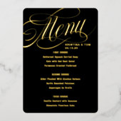 Zo Fancy menu Folie Uitnodiging (Voorkant)