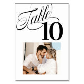 Zo Fancy tabelnummer foto Kaart (Voorkant)