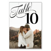 Zo Fancy tabelnummer foto Kaart (Achterkant)