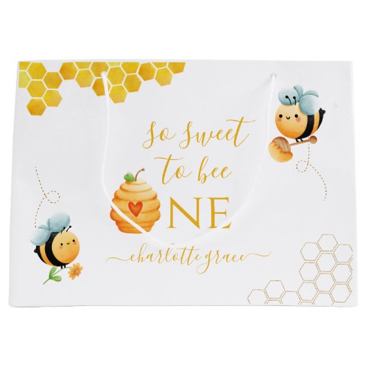 Zo fijn om één bijendag te zijn groot cadeauzakje (Voorkant)