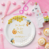 Zo fijn om één bijendag te zijn papieren bordje (Feest)