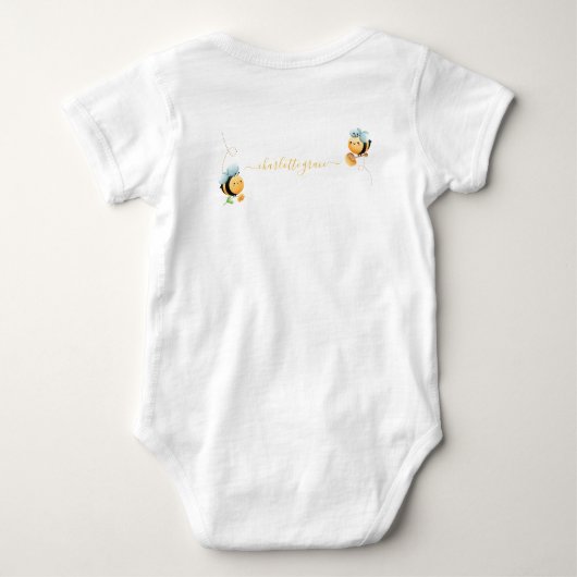 Zo fijn om één bijendag te zijn romper (Achterkant)