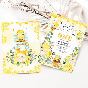 Zo fijn om één honingraat te zijn: Birthday Party Kaart