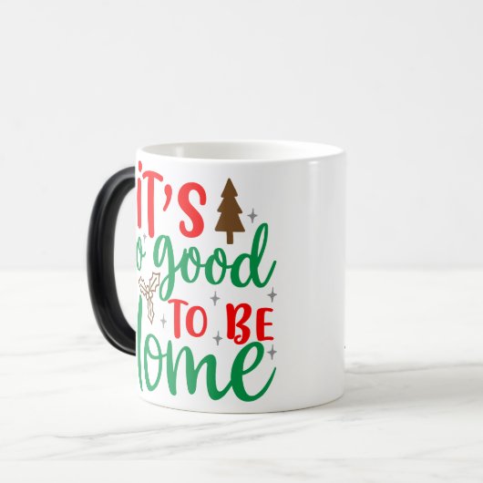 Zo fijn om thuis te zijn magische mok (Voorkant links)