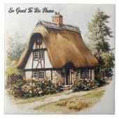 Zo fijn om thuis te zijn tegeltje (Voorkant)