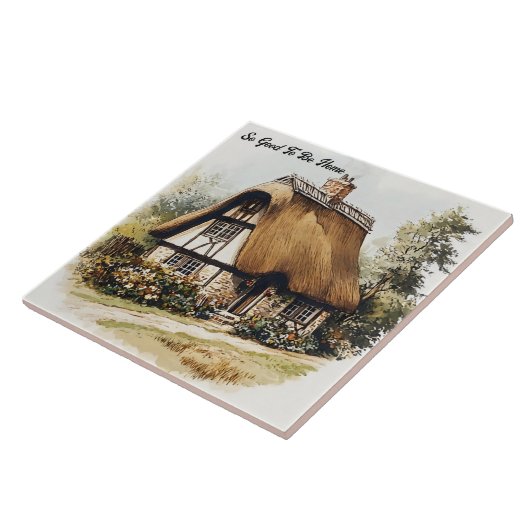 Zo fijn om thuis te zijn tegeltje (Zijkant)