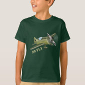 Zo Fly green en khaki T-shirt (Voorkant)
