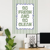 Zo Fris En Zo Schoon Poster (Thuiskantoor)