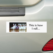 Zo ga ik... bumpersticker (Op auto)