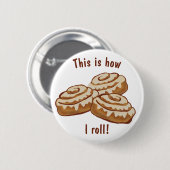 Zo ga ik Button rollen, kaneelbunkers (Voorkant /achterkant)