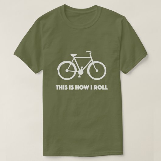 Zo ga ik fietsen shirt voor fietsers draaien (Design voorkant)