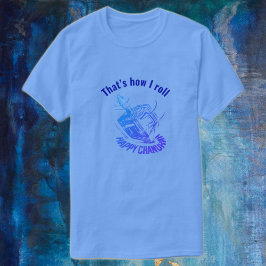 Zo ga ik op Hanukkah draaien T-shirt