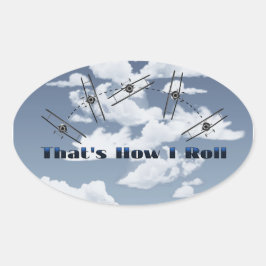 Zo ga ik te werk ovale sticker