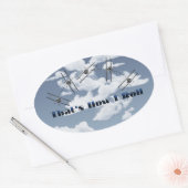 Zo ga ik te werk ovale sticker (Envelop)