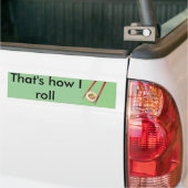 Zo ga ik werken bumpersticker (Op Truck)