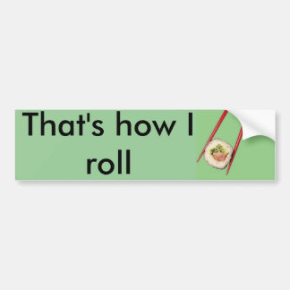Zo ga ik werken bumpersticker