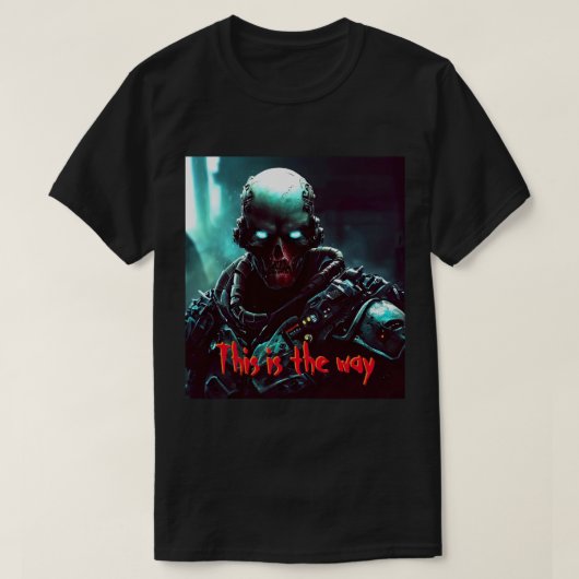Zo gaat het | Mando Zombie Soldier | T-shirt (Design voorkant)