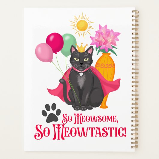 Zo geinig, zo meowtastisch! planner (Achterkant)