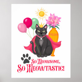 Zo geinig, zo meowtastisch! poster