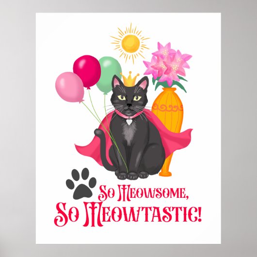 Zo geinig, zo meowtastisch! poster (Voorkant)
