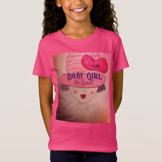 Zo GELIEFD! Baby meisje T-shirt (Voorkant)