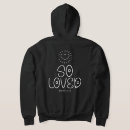 Zo geliefd Bijbel Verse Hoodie voor Vrouwen