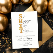 Zo gelukkig ben ik dertig gouden grappige 30ste ve kaart