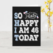 Zo Gelukkig Dat Ik Vandaag 46 Ben Kaart (Gele Bloem)