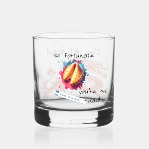 "Zo gelukkig..." whiskeyglas Whisky Glas