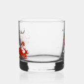 "Zo gelukkig..." whiskeyglas Whisky Glas (Rechts)