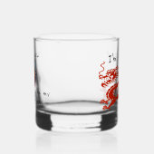 "Zo gelukkig..."  whiskeyglas Whisky Glas (Links)