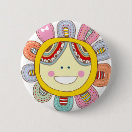 Zo gelukkig zijn ronde button 5,7 cm