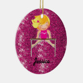 Zo gepersonaliseerde gymnastiekornamenten keramisch ornament (Rechts)