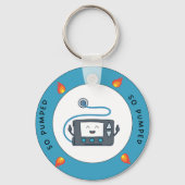 Zo gepompt – Grappige Diabetes Sleutelhanger (Voorkant)