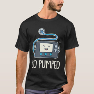 Zo gepompt i insulinepomp Diabetische type 1 diabe T-shirt