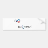 Zo geschroefd bumpersticker (Voorkant)